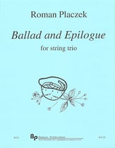 Ballad and Epilogue Violin, Viola and Cello Trio cover